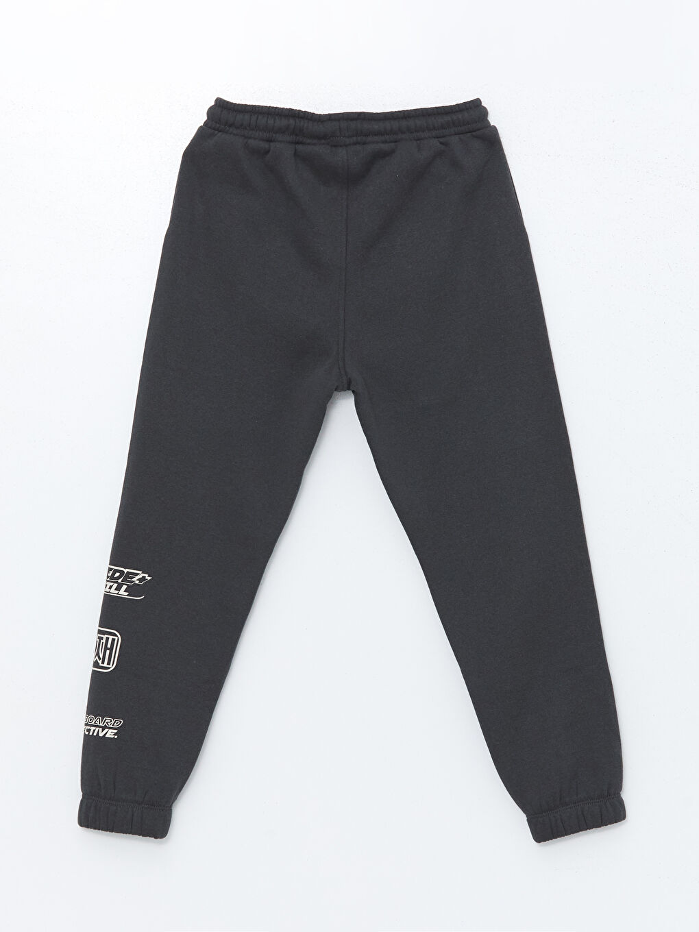 Antrasit Beli Lastikli Erkek Çocuk Jogger Eşofman Alt-1