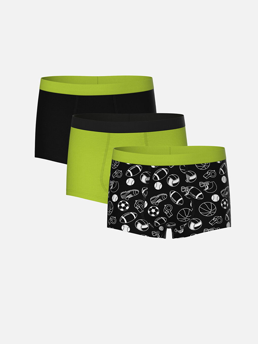 LCW Kids Printed Boys' Boxer Trunks 3-Pack -W4ES70Z4-LQJ