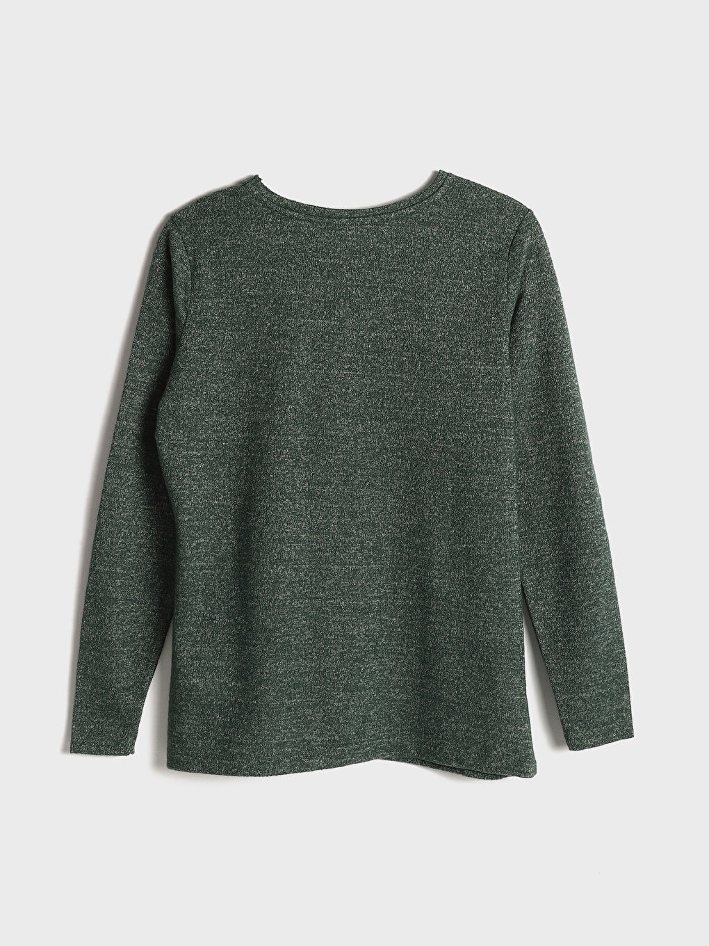 Crew Neck Plain Long Sleeve Women's T-Shirt -W4ET12Z8-LRR