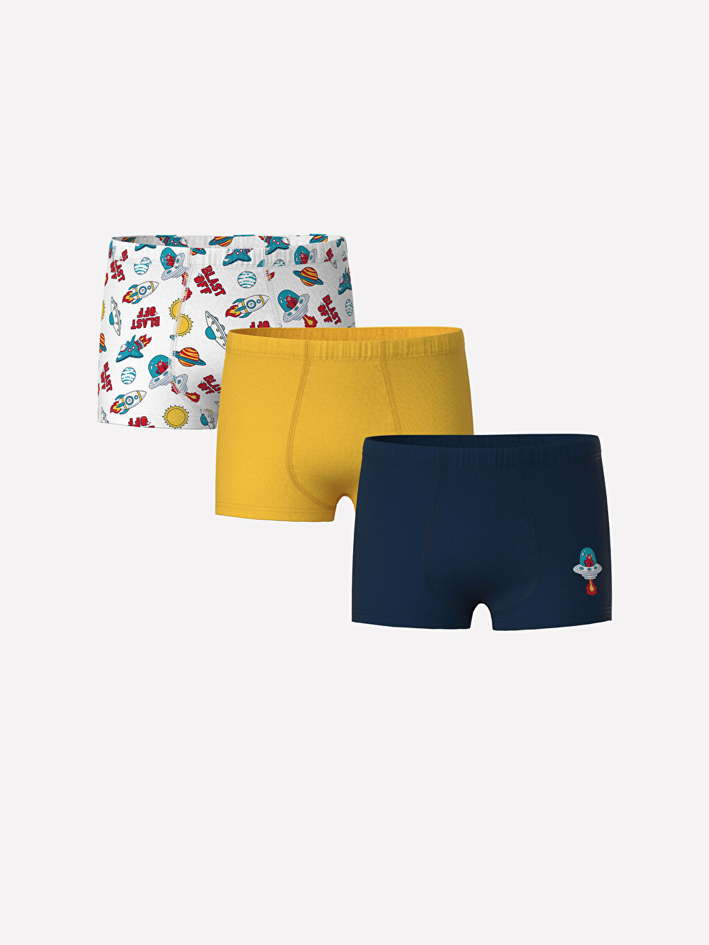 LCW Kids Printed Boys' Boxer Trunks 3-Pack -W4ET38Z4-LU7