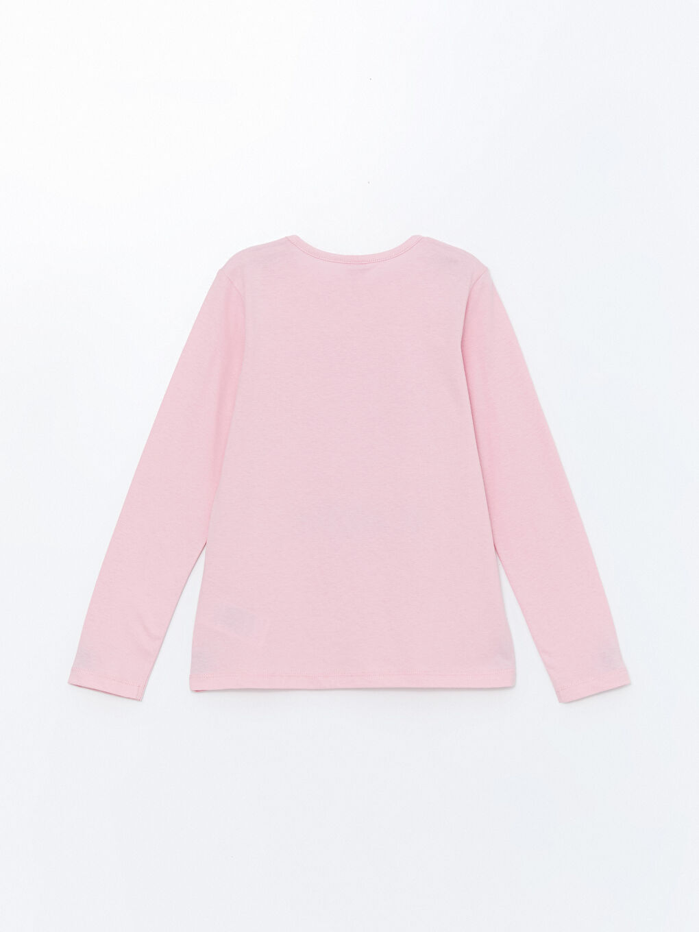 Crew Neck Girls' T-Shirt-2