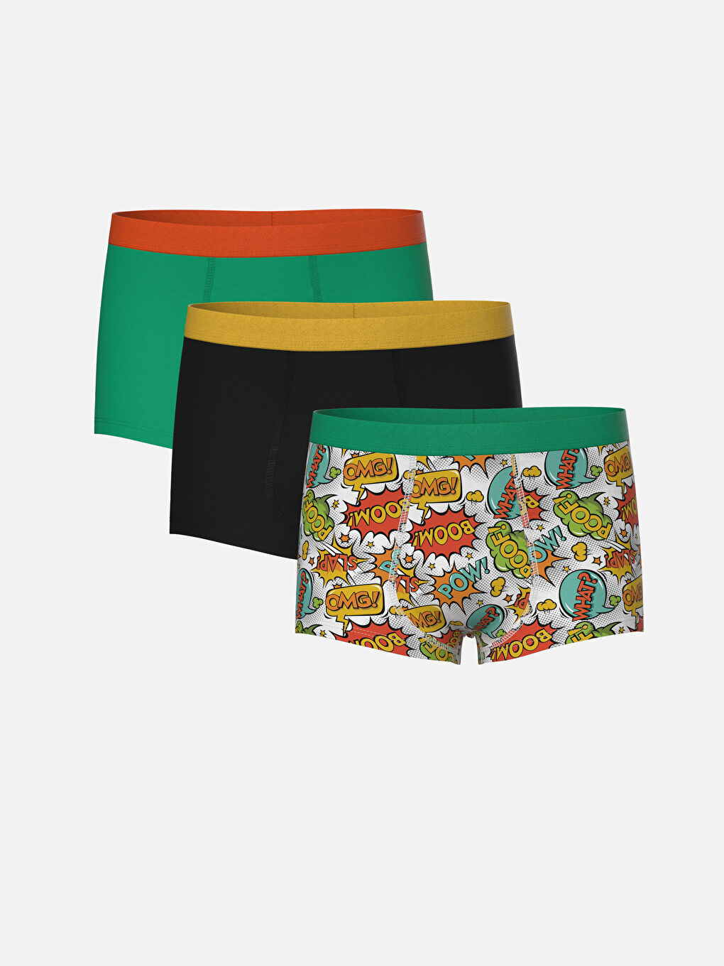 LCW Kids Printed Boys' Boxer Trunks 3-Pack -W4ET52Z4-LU7