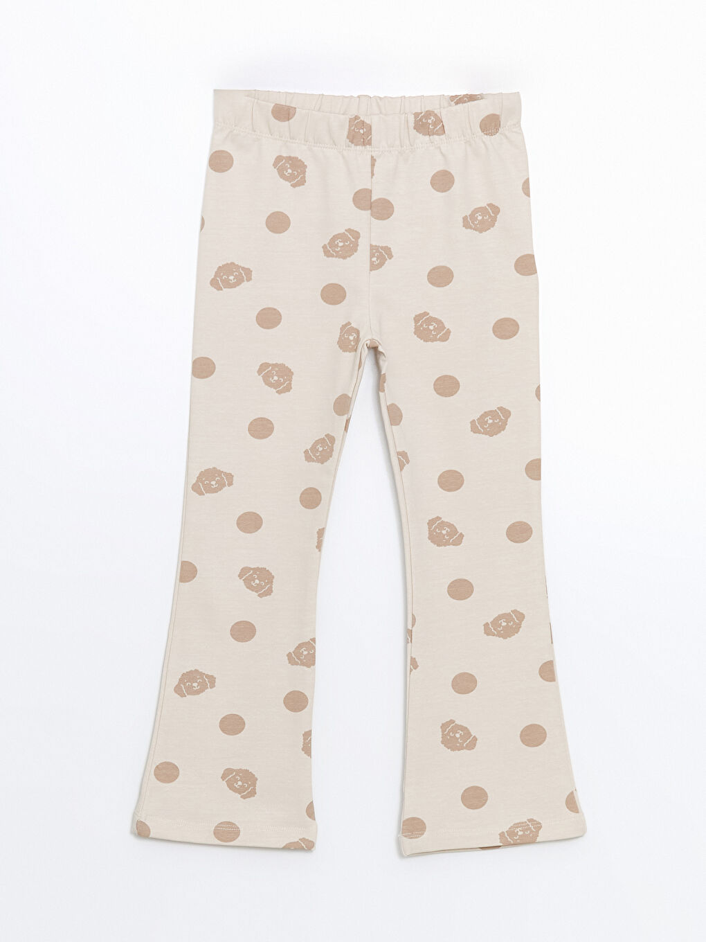 Elasticated Waist Printed Girls Leggings Pants 2 Pack-3