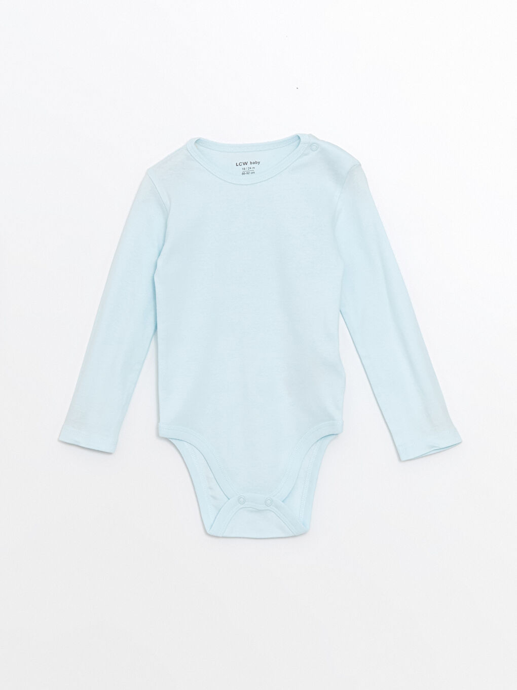 LCW baby Printed Long Sleeved Baby Boy Snap Fastener Bodysuit 2 Pack -W4EU02Z1-LQK