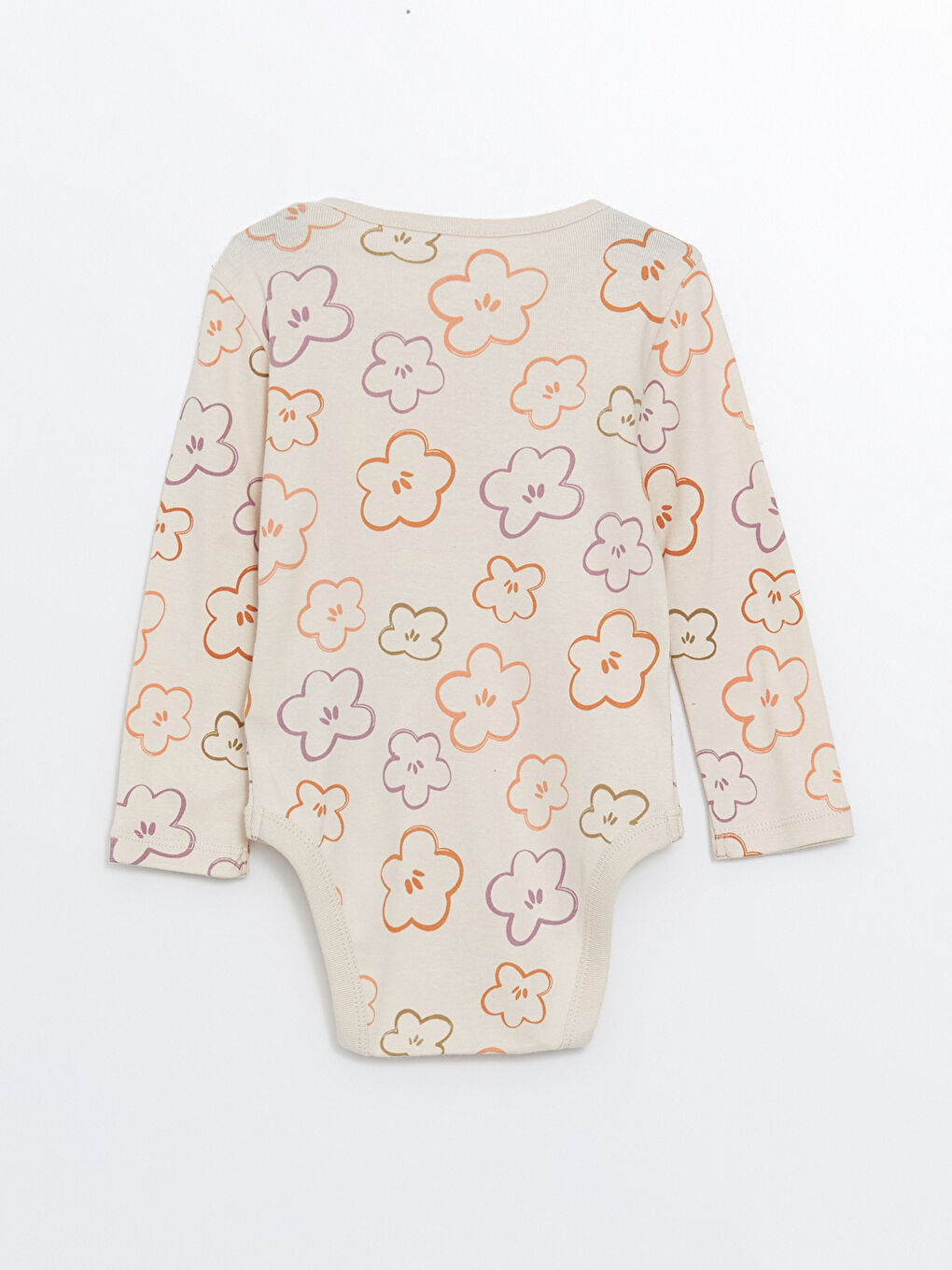 Crew Neck Baby Girl Snap Snap Bodysuit 2 Pack -W4EU04Z1-LQE