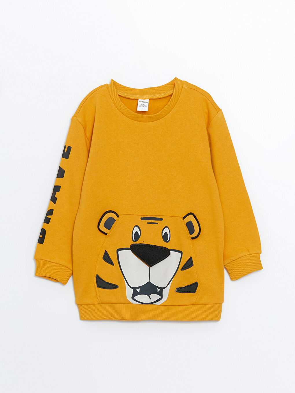 LCW Kids Rundhalsausschnitt Bedrucktes Jungen-Sweatshirt und Trainingshose 2er-Pack -W4EU17Z1-FGJ