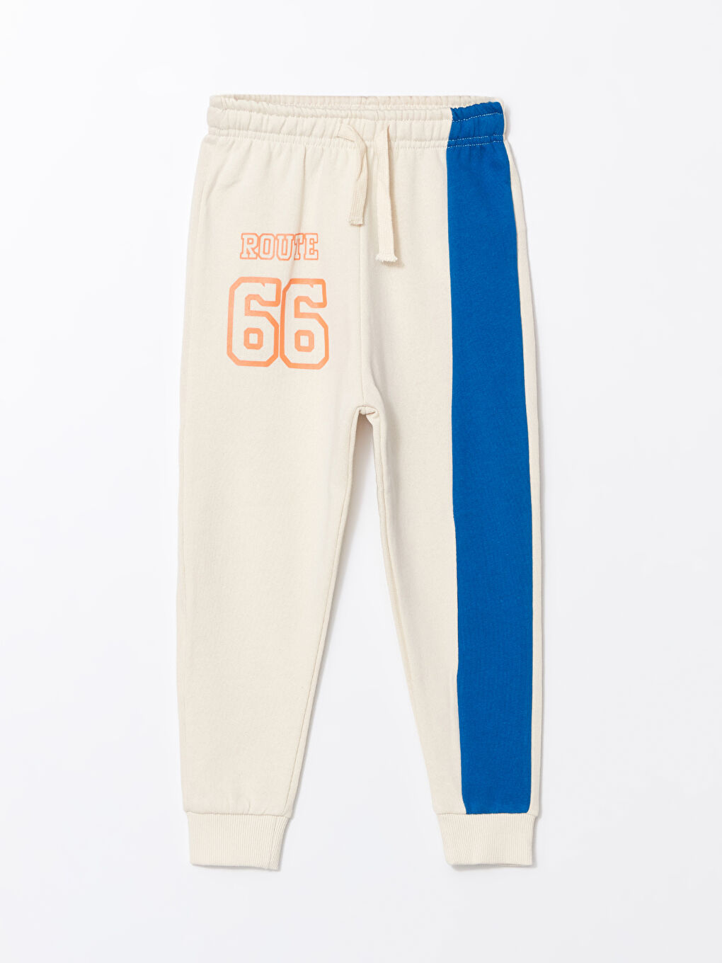 LCW Kids Elasticated Waist Printed Boys' Sweatshirt and Sweatpants 2 Pack -W4EU23Z1-QVK