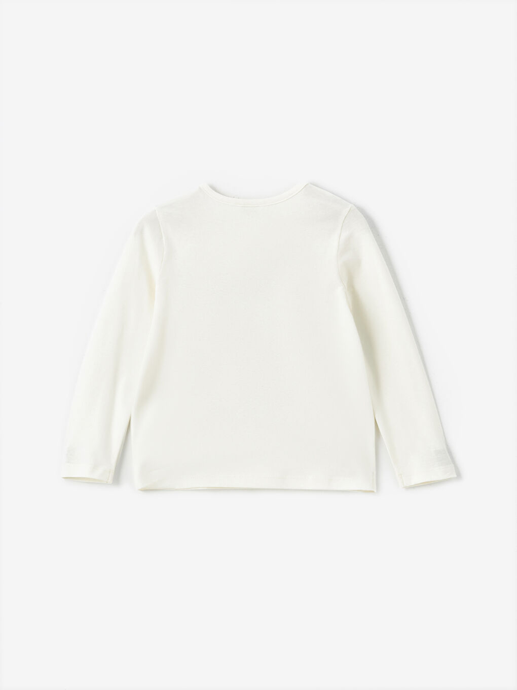 Crew Neck Girls' T-Shirt-1