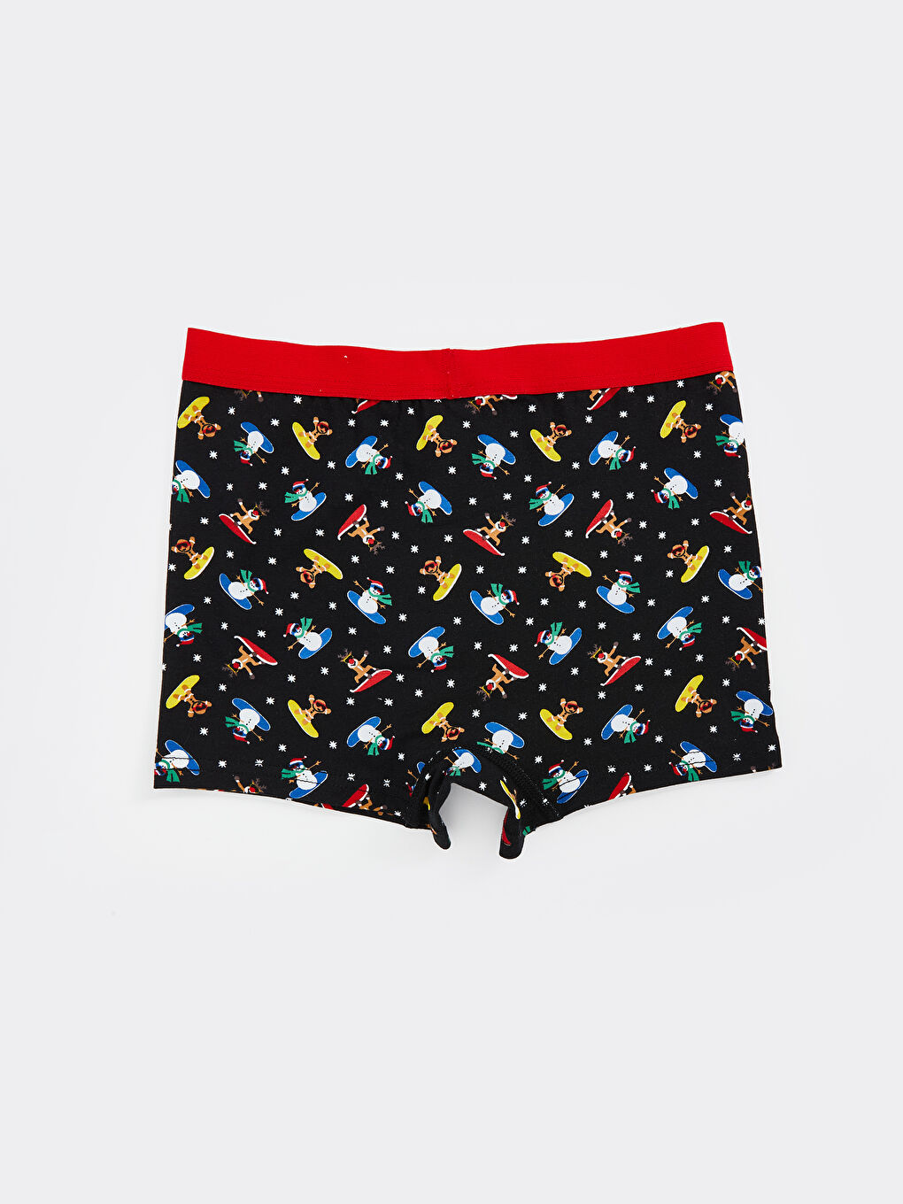 Siyah Baskılı Erkek Çocuk Boxer