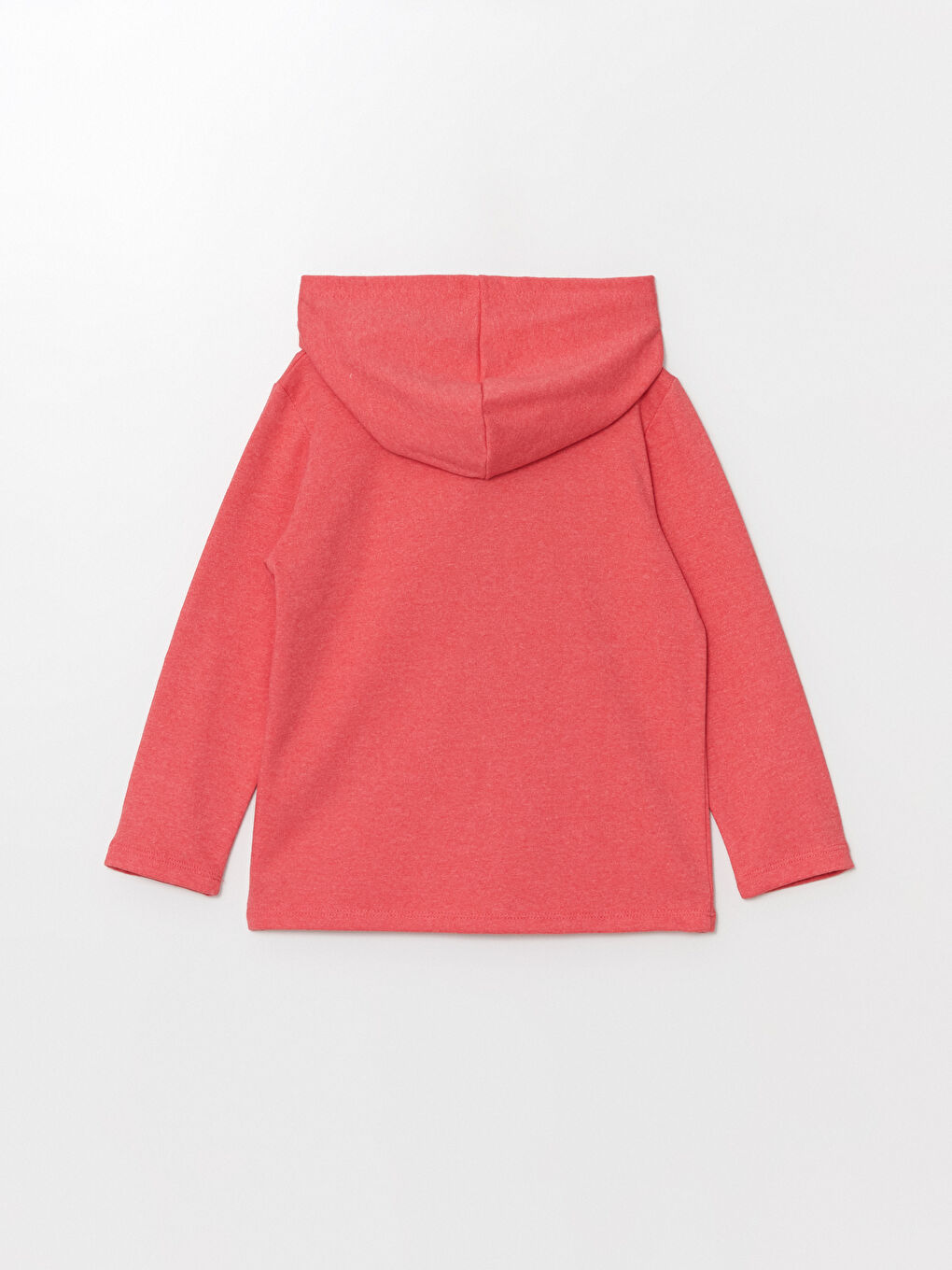 LCW ECO Canlı Pembe Kapüşonlu Kız Çocuk Fermuarlı Sweatshirt - 2