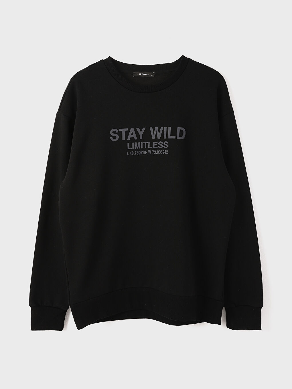 سويت شيرت مطبوع أوفراسايز