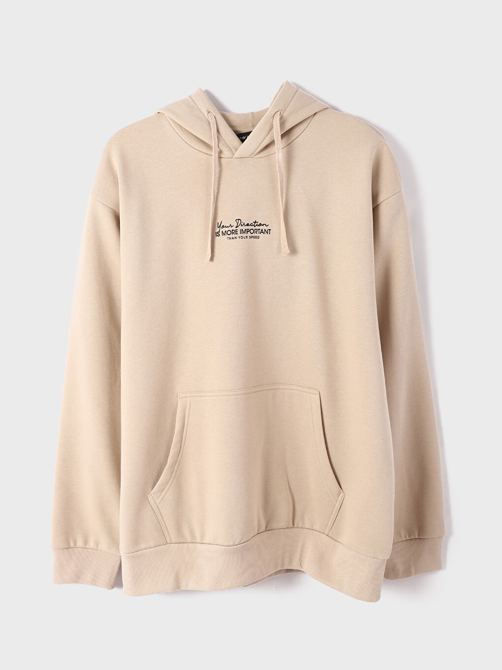 Long Sleeve Printed Men's Thick Hoodie