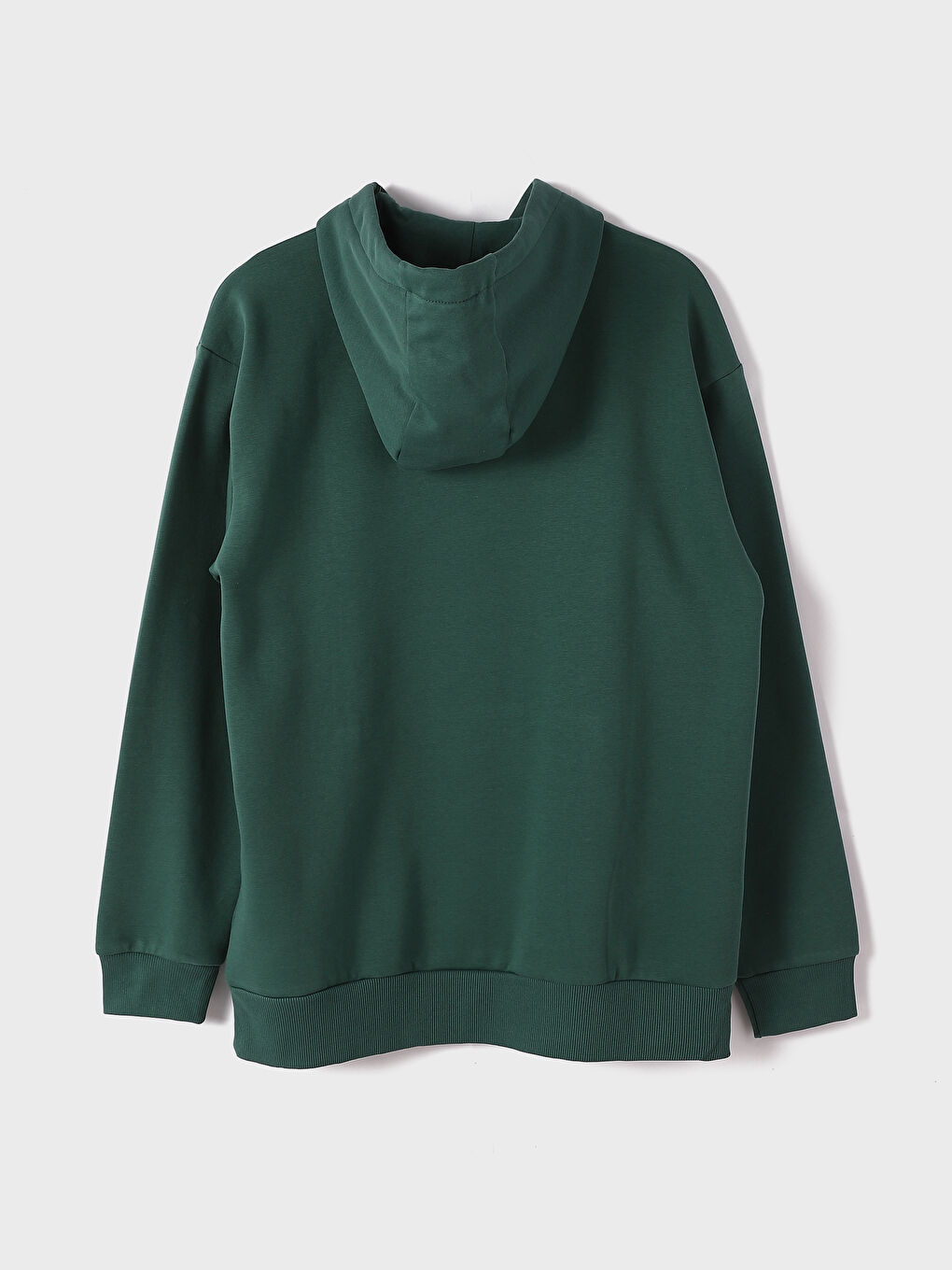 هودي مطبوع كم طويل للرجال-3