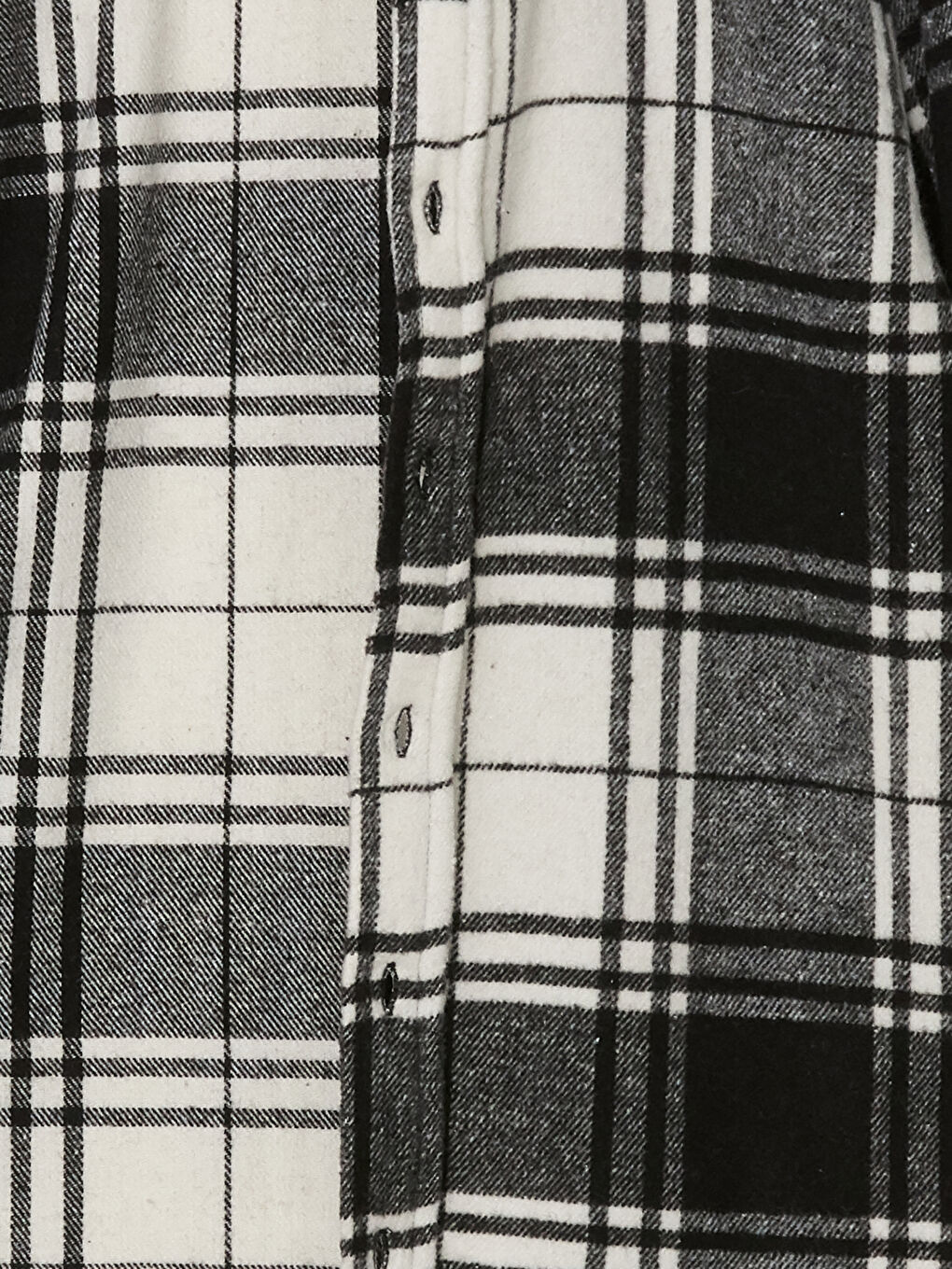 Regular Fit Long Sleeve Plaid Gabardine Men's Shirt-5