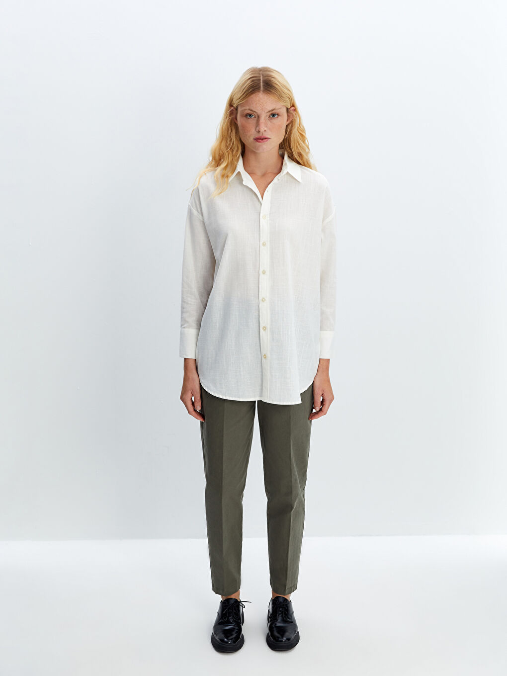 Oversize Women's Shirt Tunic-1