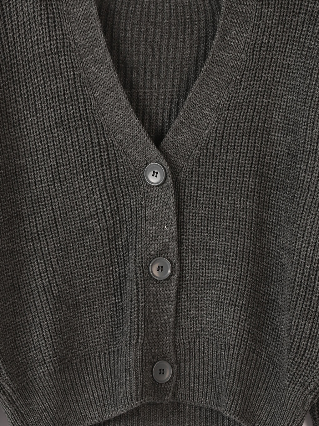 Women's Plain Knitwear Cardigan-2