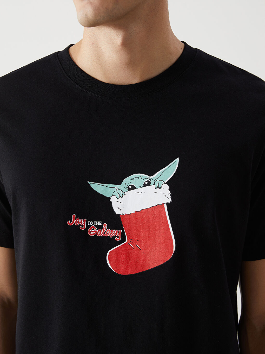 XSIDE T-shirt pour Hommes en Jersey Imprimé Star Wars à Manches Courtes et Col Rond -W4FA36Z8-CVL