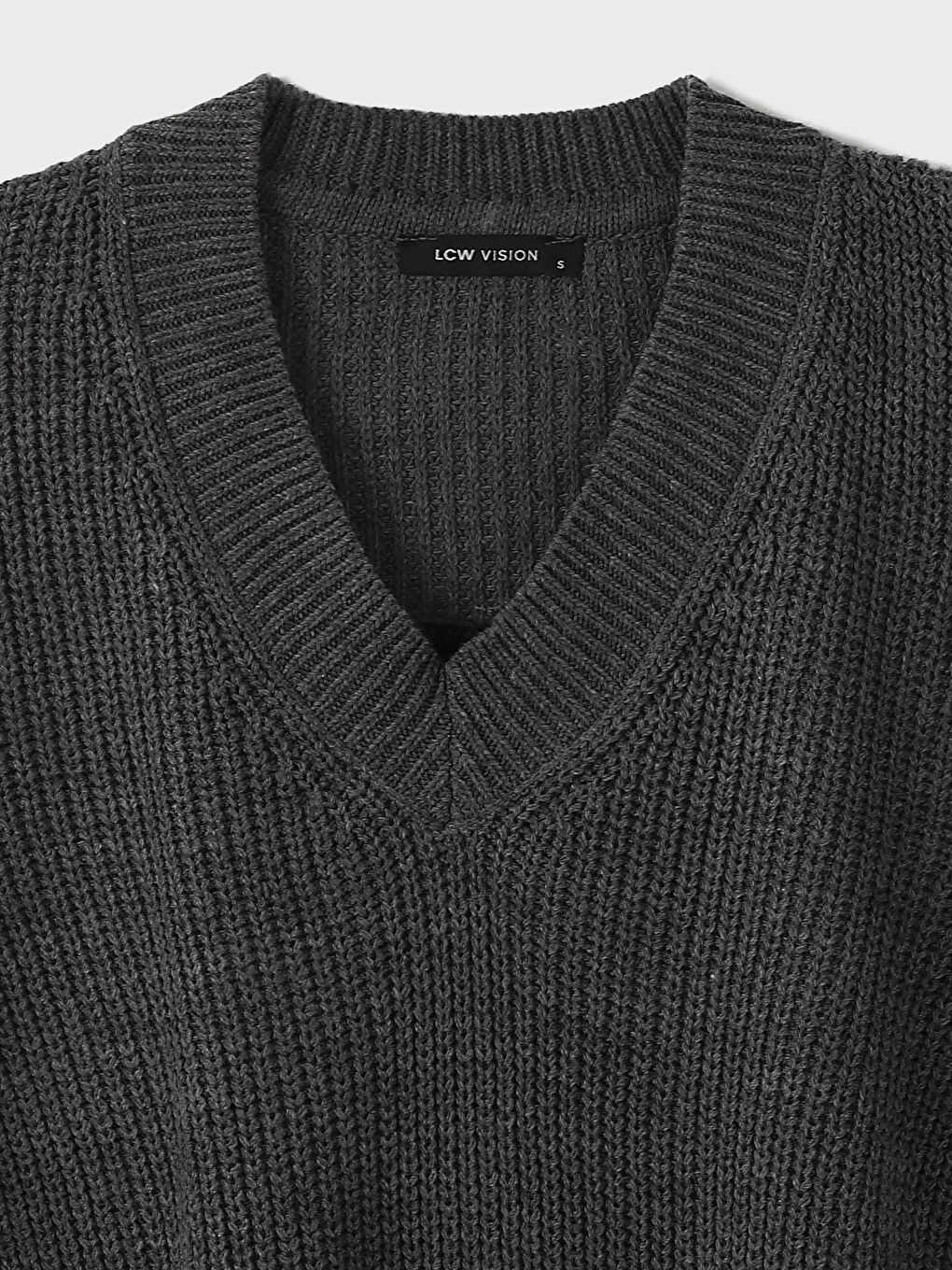 LCW Vision V Neck Sweater Vest -W4FA45Z8-F4L