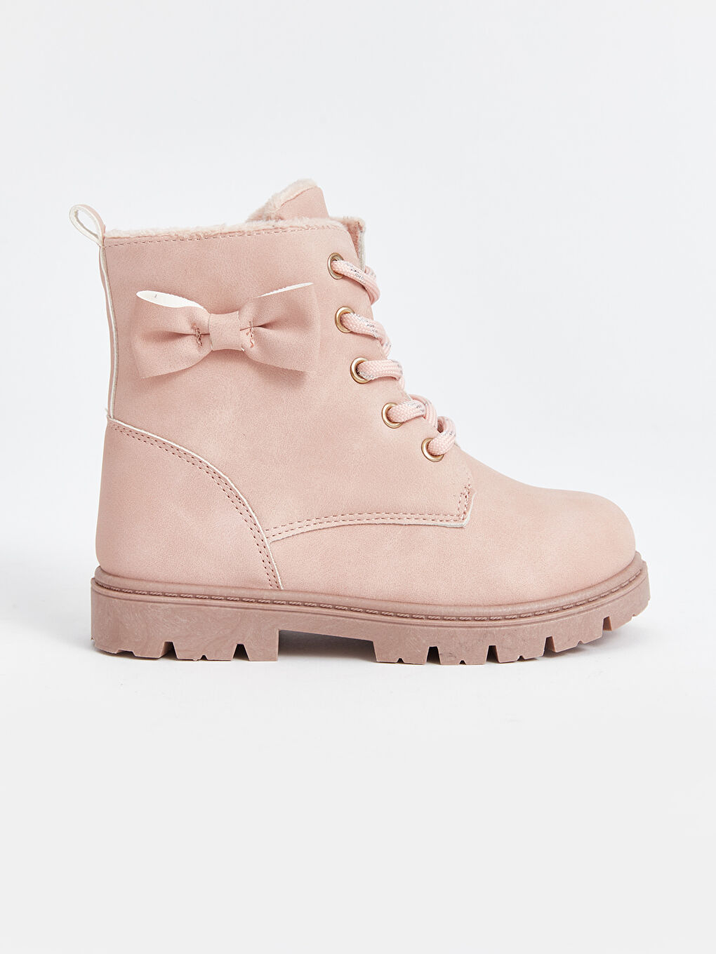LCW STEPS Laces and Zipper Closure Baby Girls' Boots -W4FA48Z1-VD6