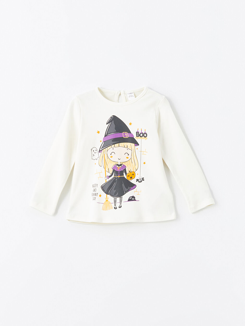 LCW Kids Crew Neck Printed Girls' T-Shirt -W4FA52Z1-FES