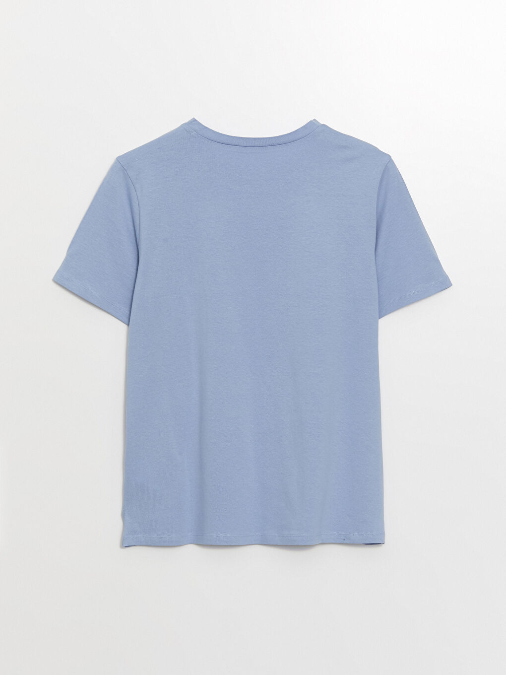 Crew Neck Plain Short Sleeve Women's T-Shirt-5