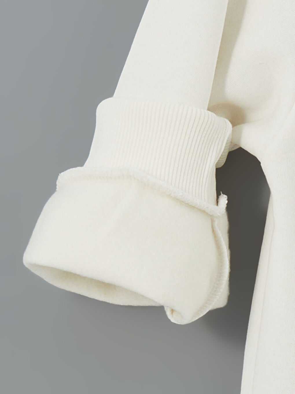 Crew Neck Girl's Thick Sweatshirt-1