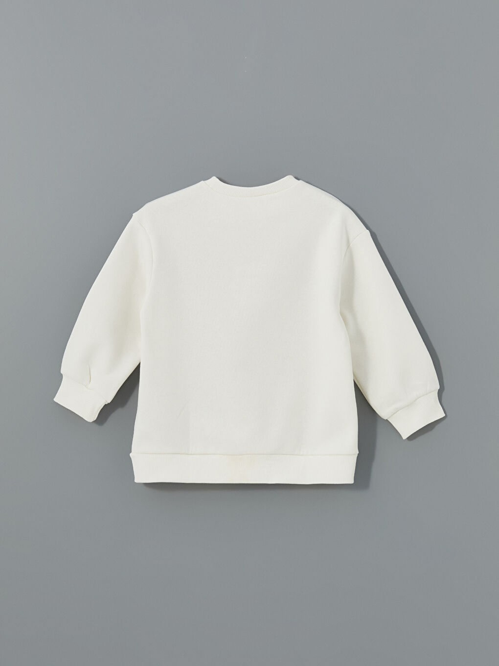 Crew Neck Girl's Thick Sweatshirt-2