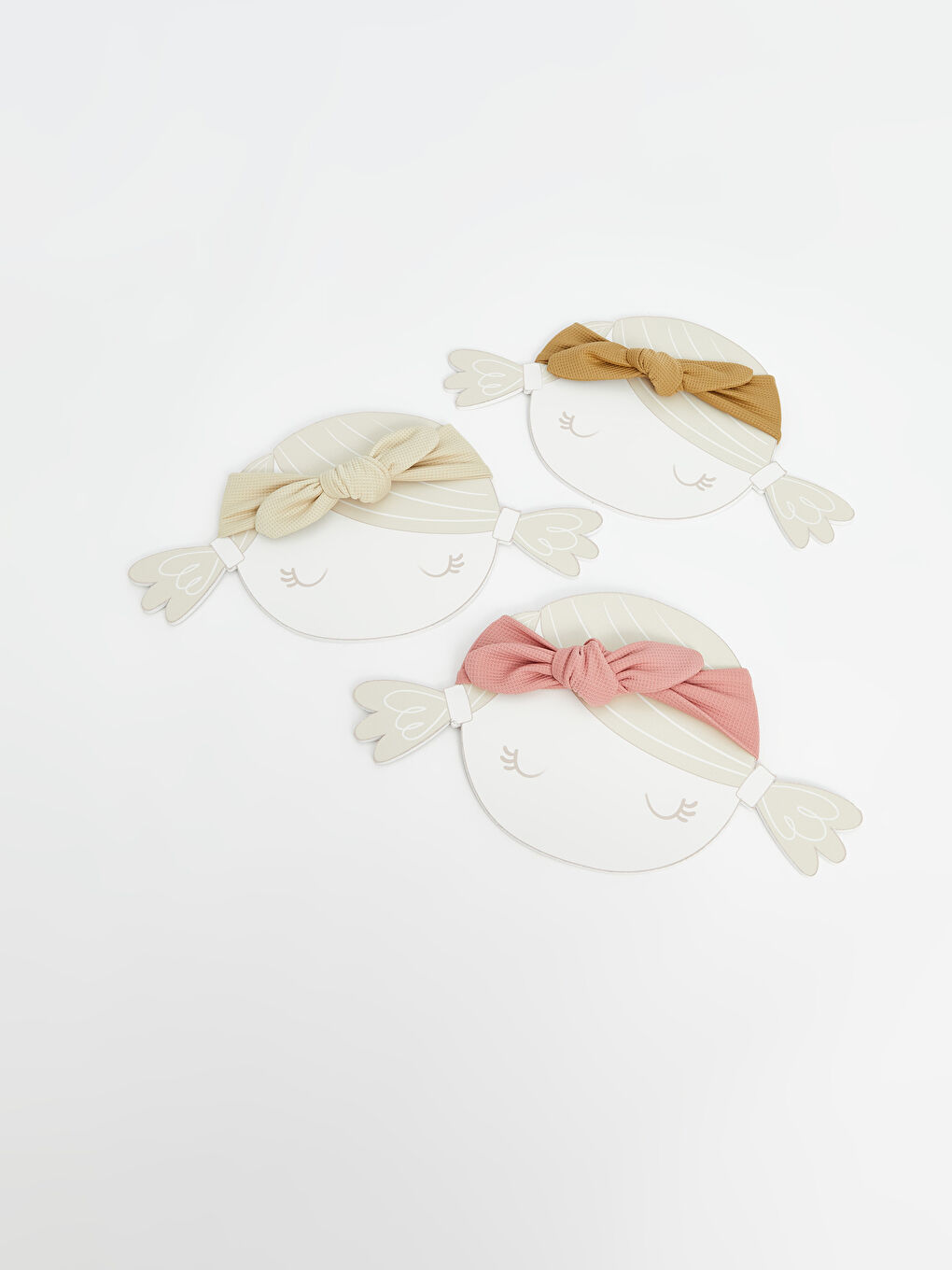 Osnovna Traka za kosu s Mašnom za Bebe djevojčice, 3-pakiranja