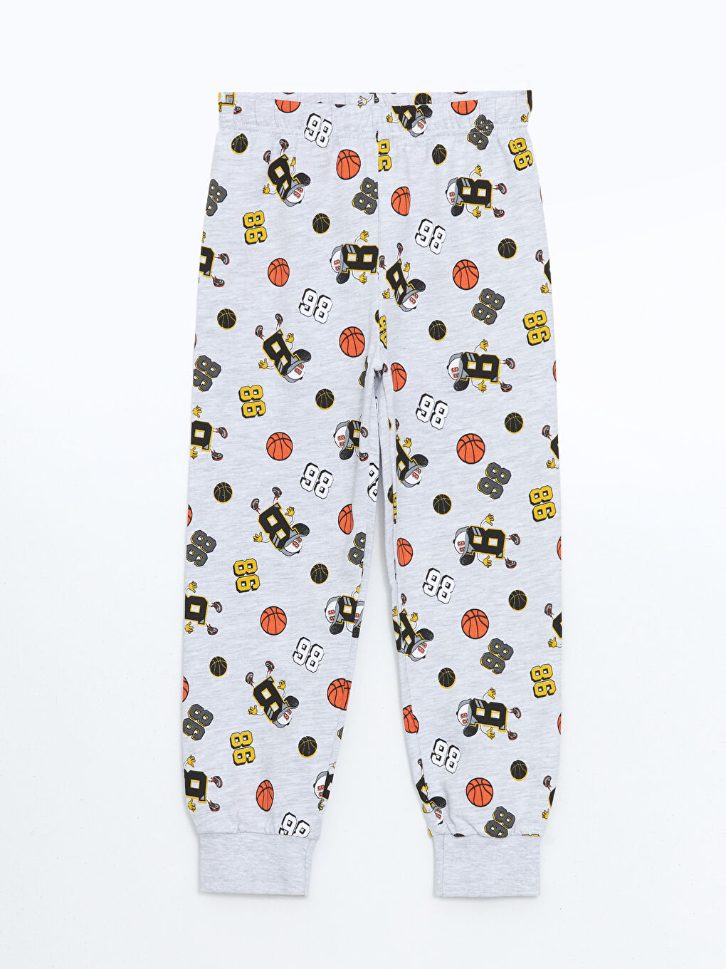 Gri Beli Lastikli Erkek Çocuk Pijama Alt
