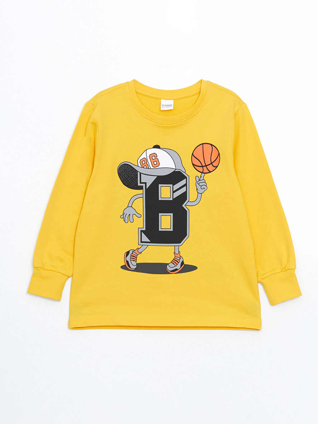 LCW Kids Sari Bisiklet Yaka Erkek Çocuk Pijama Takımı - 1