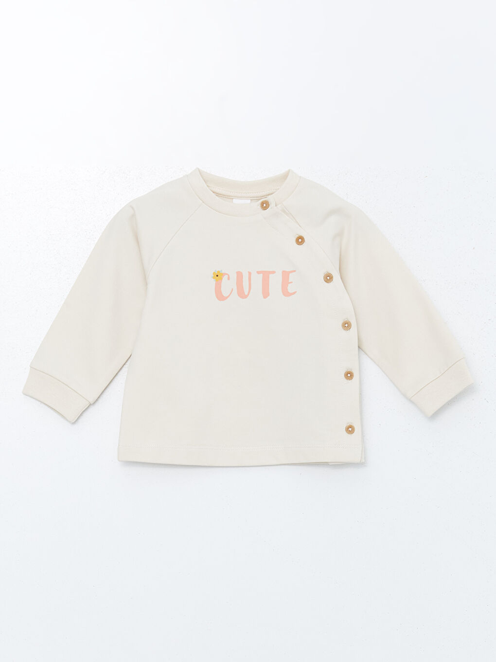 Crew Neck Printed Baby Girls Cardigan and Pants 2 Pack -W4FB70Z1-SEZ