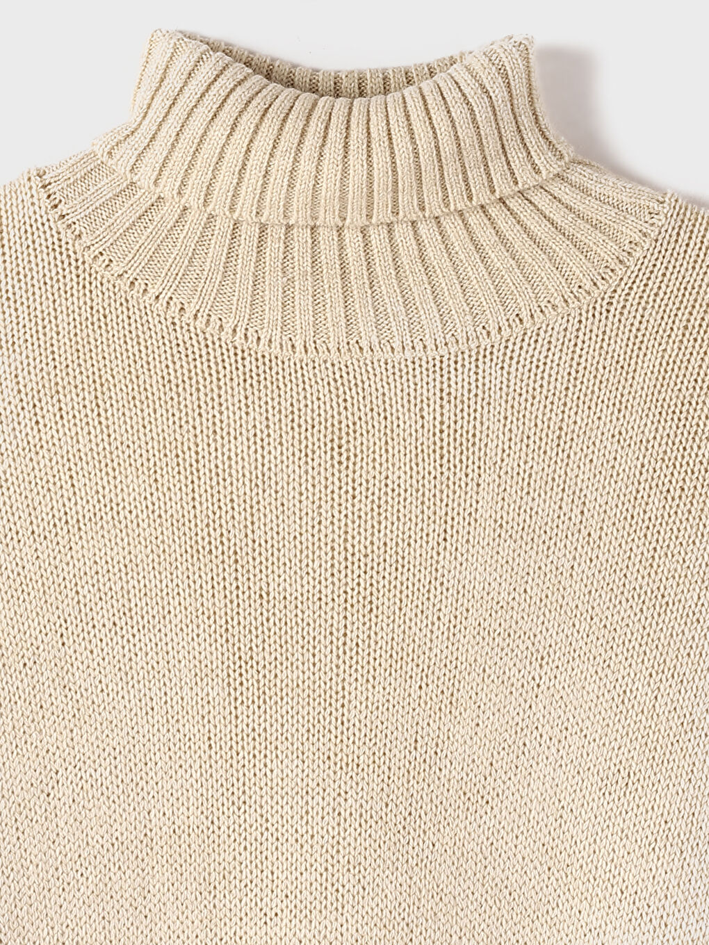 Robe en Tricot Oversize pour Femmes à Col Roulé-6