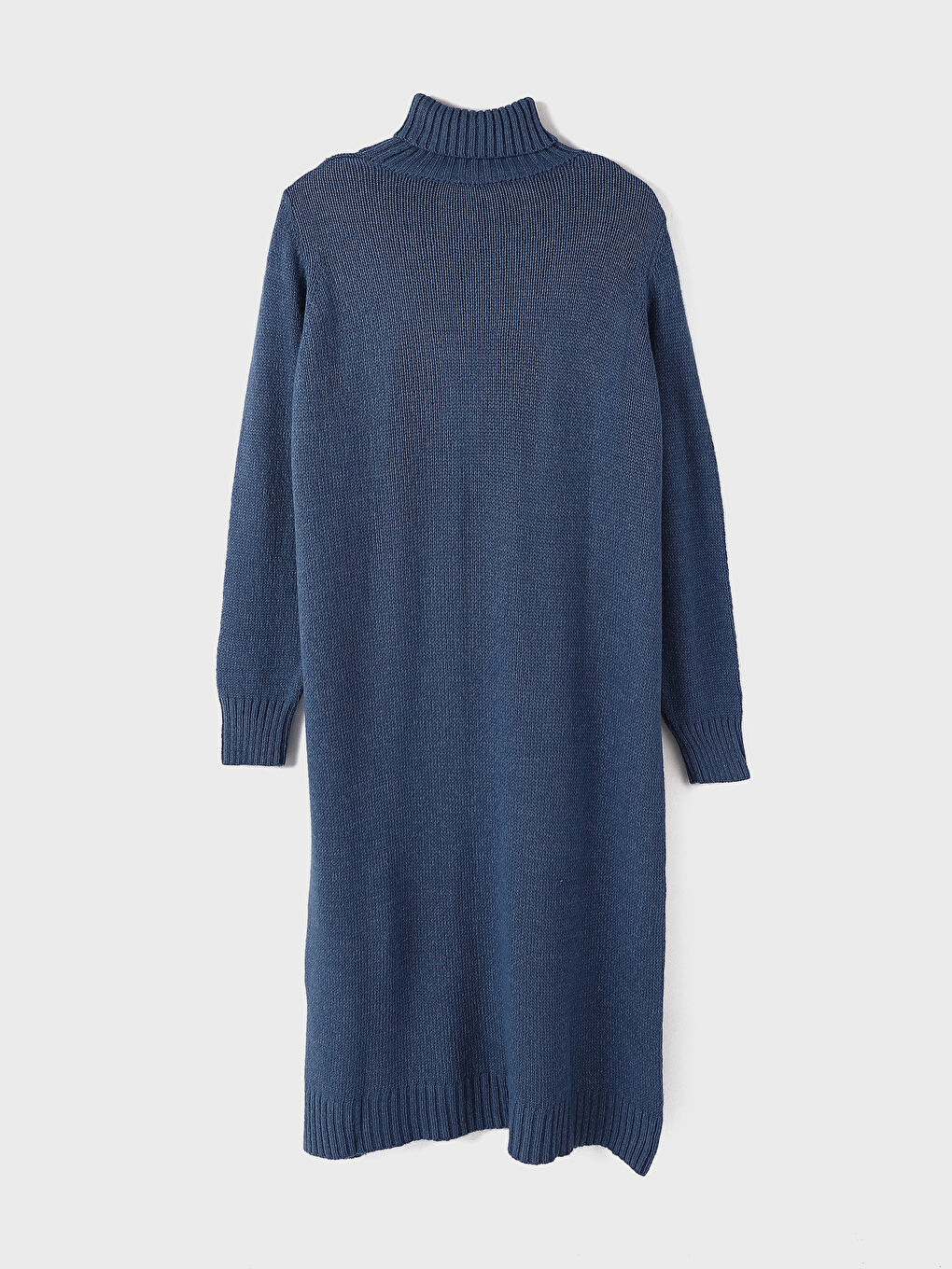 Robe en Tricot Oversize pour Femmes à Col Roulé-5