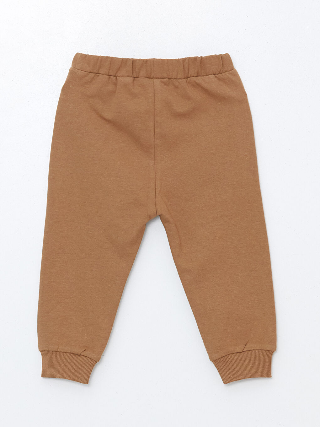 Kahverengi Beli Lastikli Erkek Bebek Jogger Eşofman Altı-1