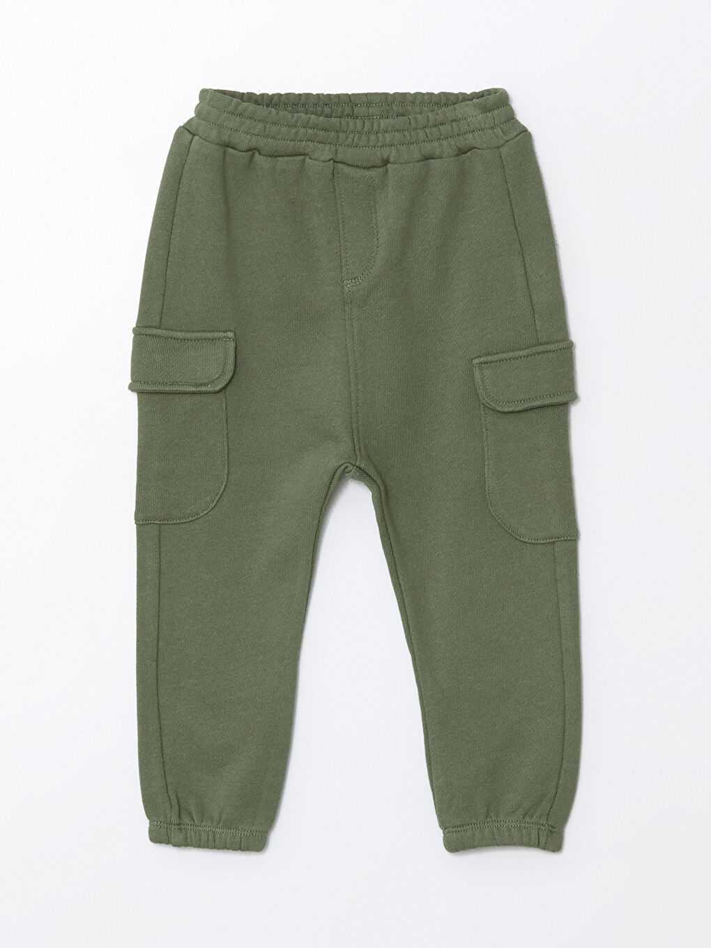 Haki Beli Lastikli Erkek Bebek Jogger Eşofman Altı