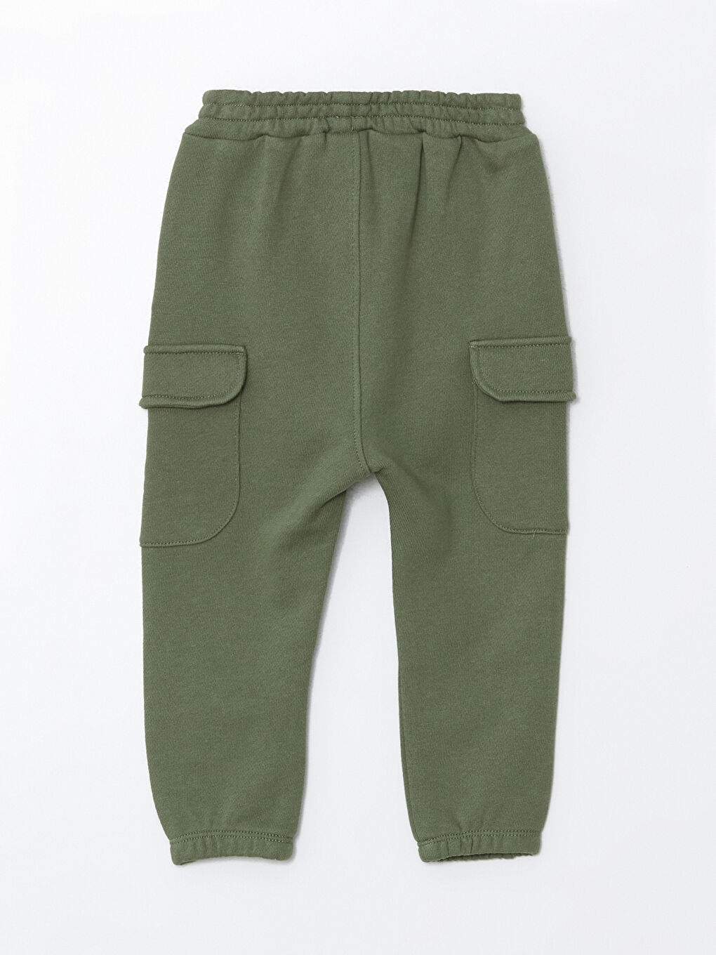 Haki Beli Lastikli Erkek Bebek Jogger Eşofman Altı-1