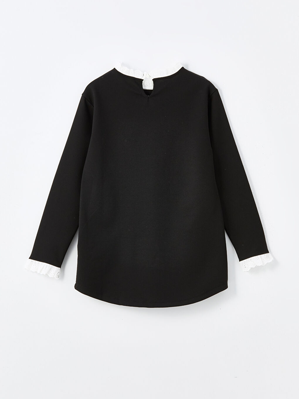 LCW Comfort Ruffled Funnel Neck Women's Tunic -W4FD79Z8-CVL