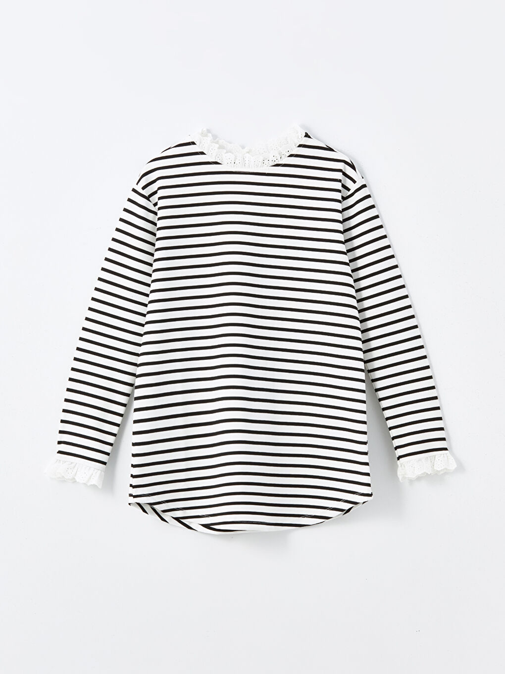 LCW Comfort Ruffled Funnel Neck Women's Tunic -W4FD79Z8-LEG