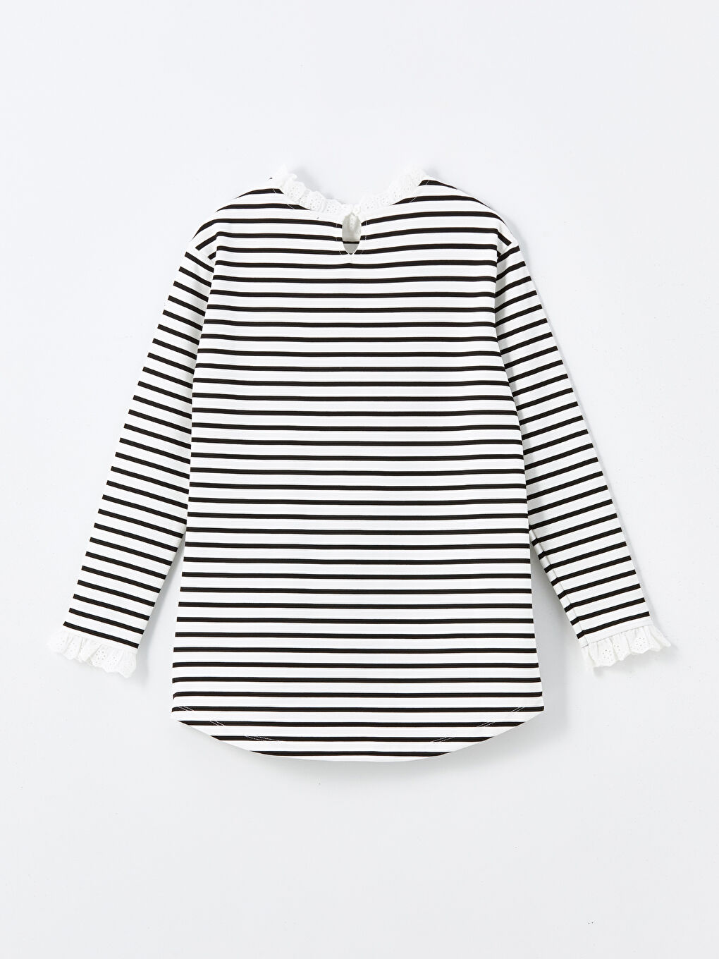 LCW Comfort Ruffled Funnel Neck Women's Tunic -W4FD79Z8-LEG