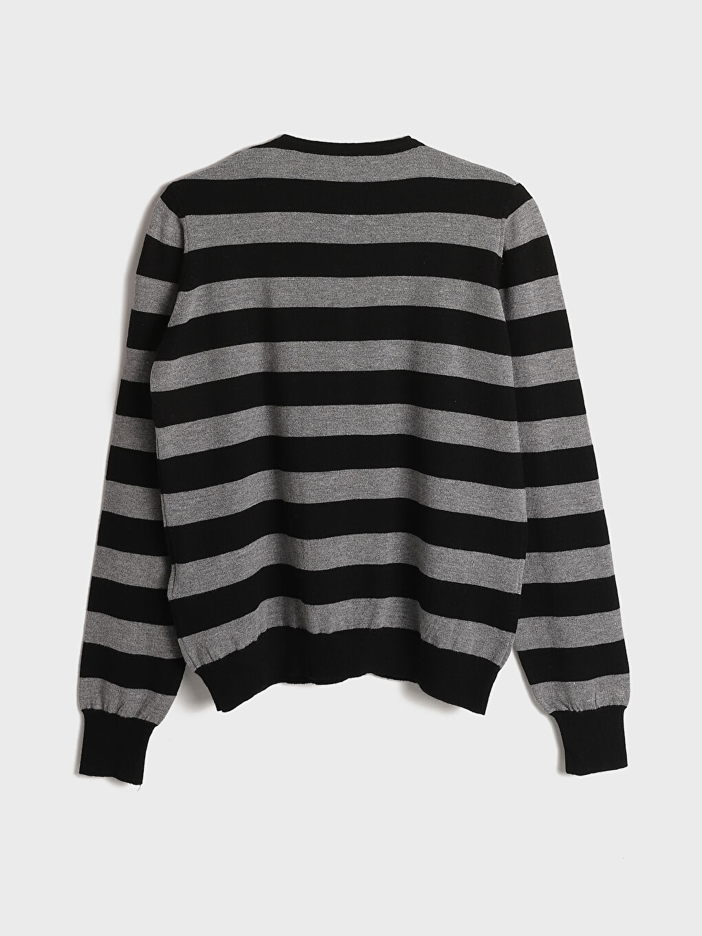 Crew Neck Color Block Women's Knitwear Cardigan -W4FE03Z8-LEG