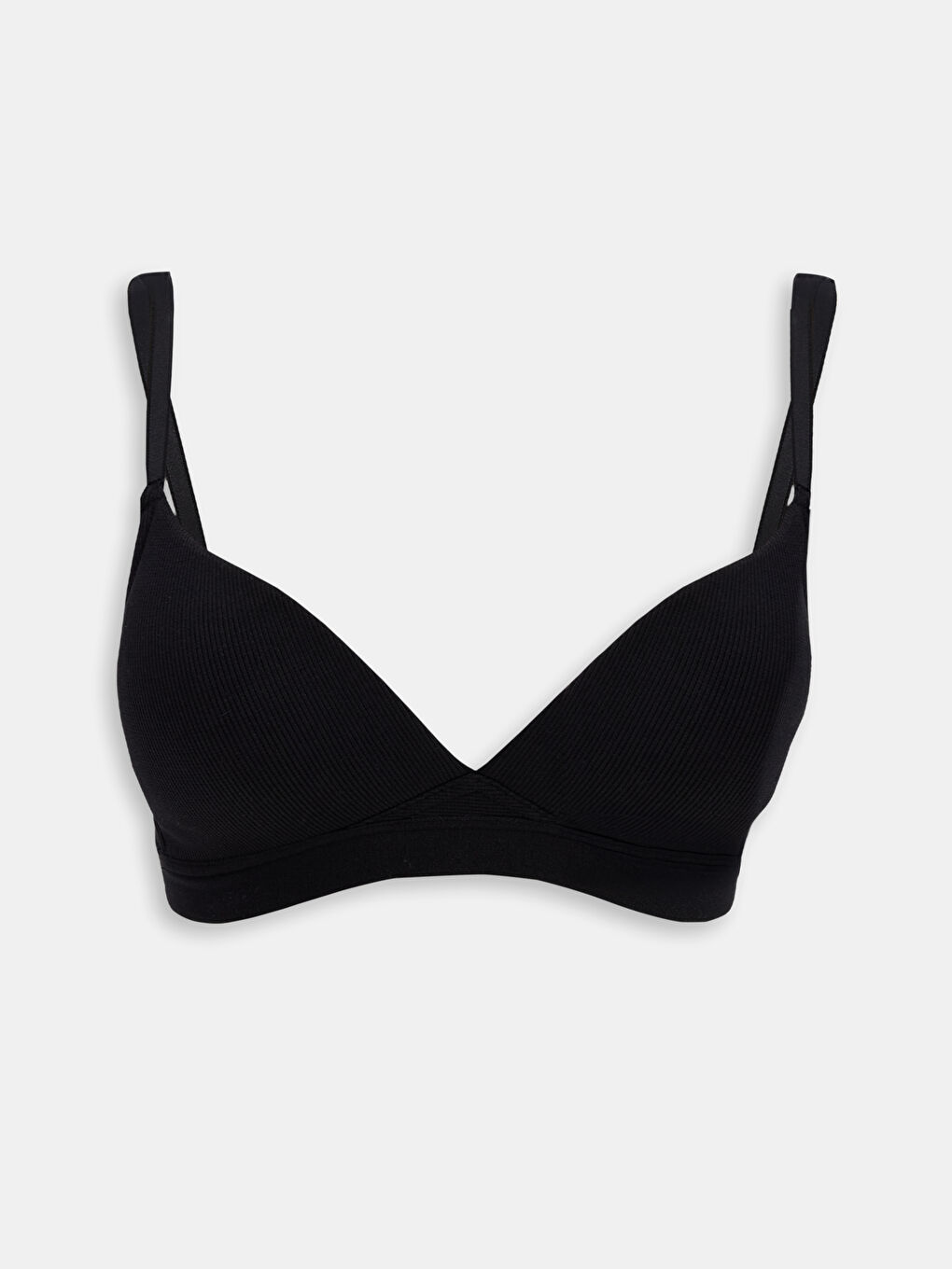 Siyah Balensiz Dolgusuz Düz İlk Sütyen