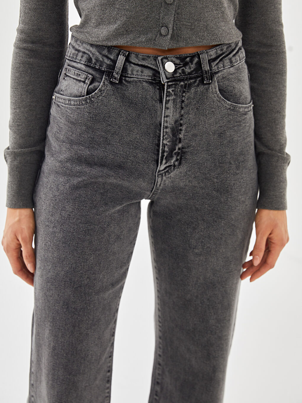 Wideleg Women's Jeans -W4FE23Z8-GRD
