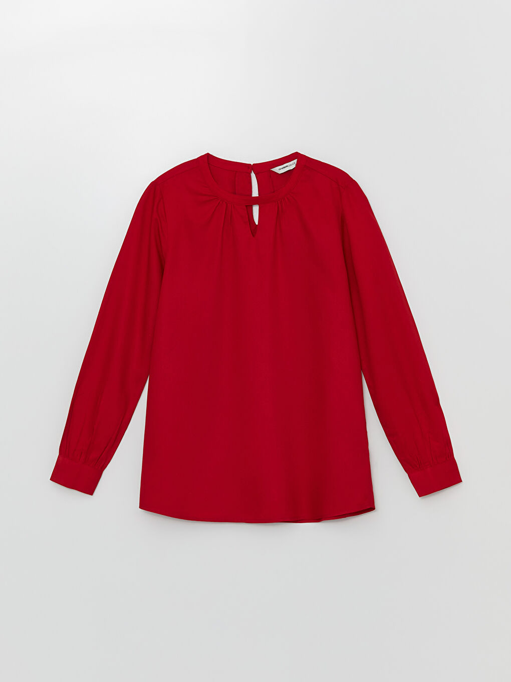 LCW Grace Women's Crew Neck Plain Blouse -W4FE28Z8-S9W