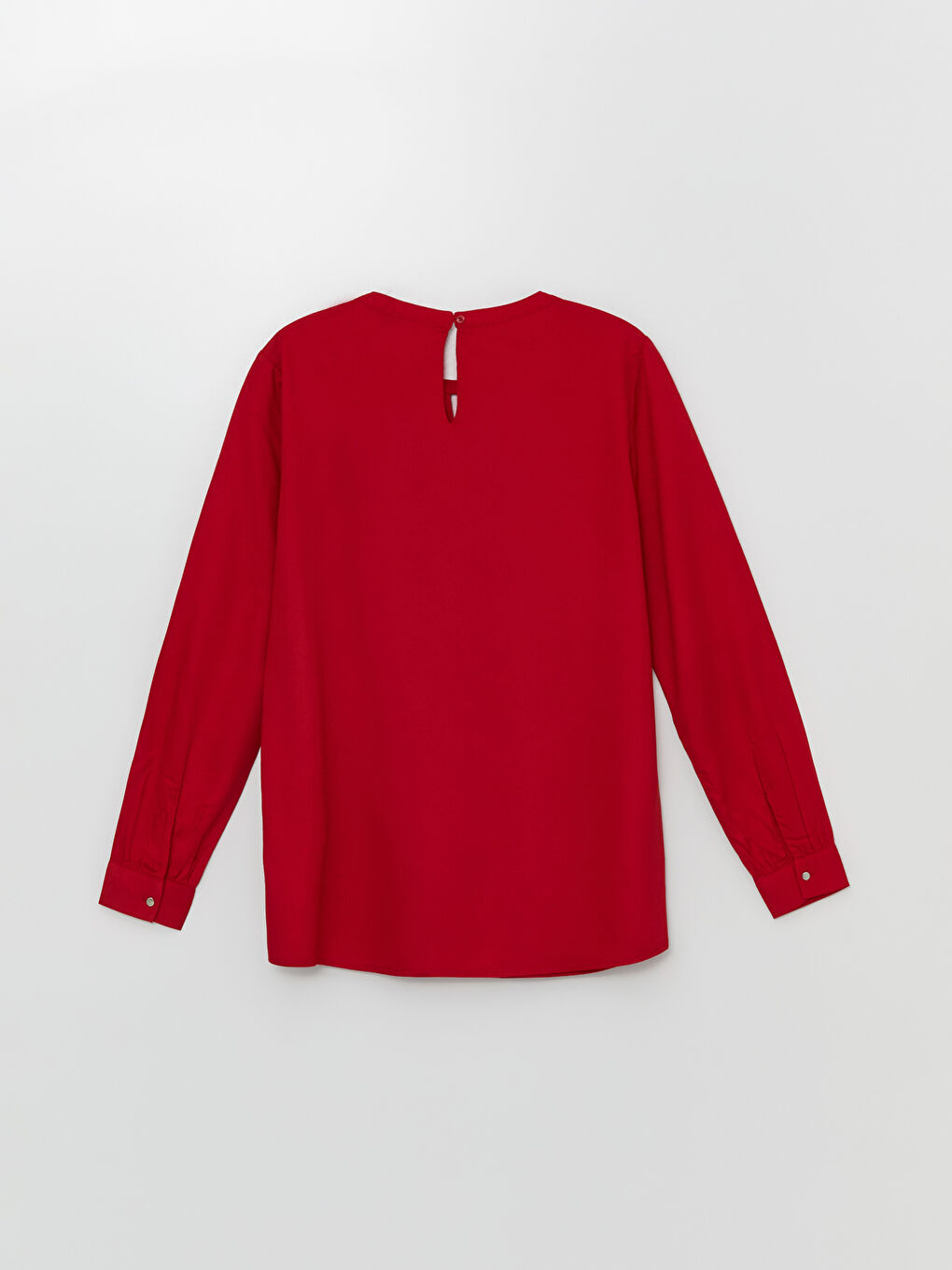 LCW Grace Women's Crew Neck Plain Blouse -W4FE28Z8-S9W