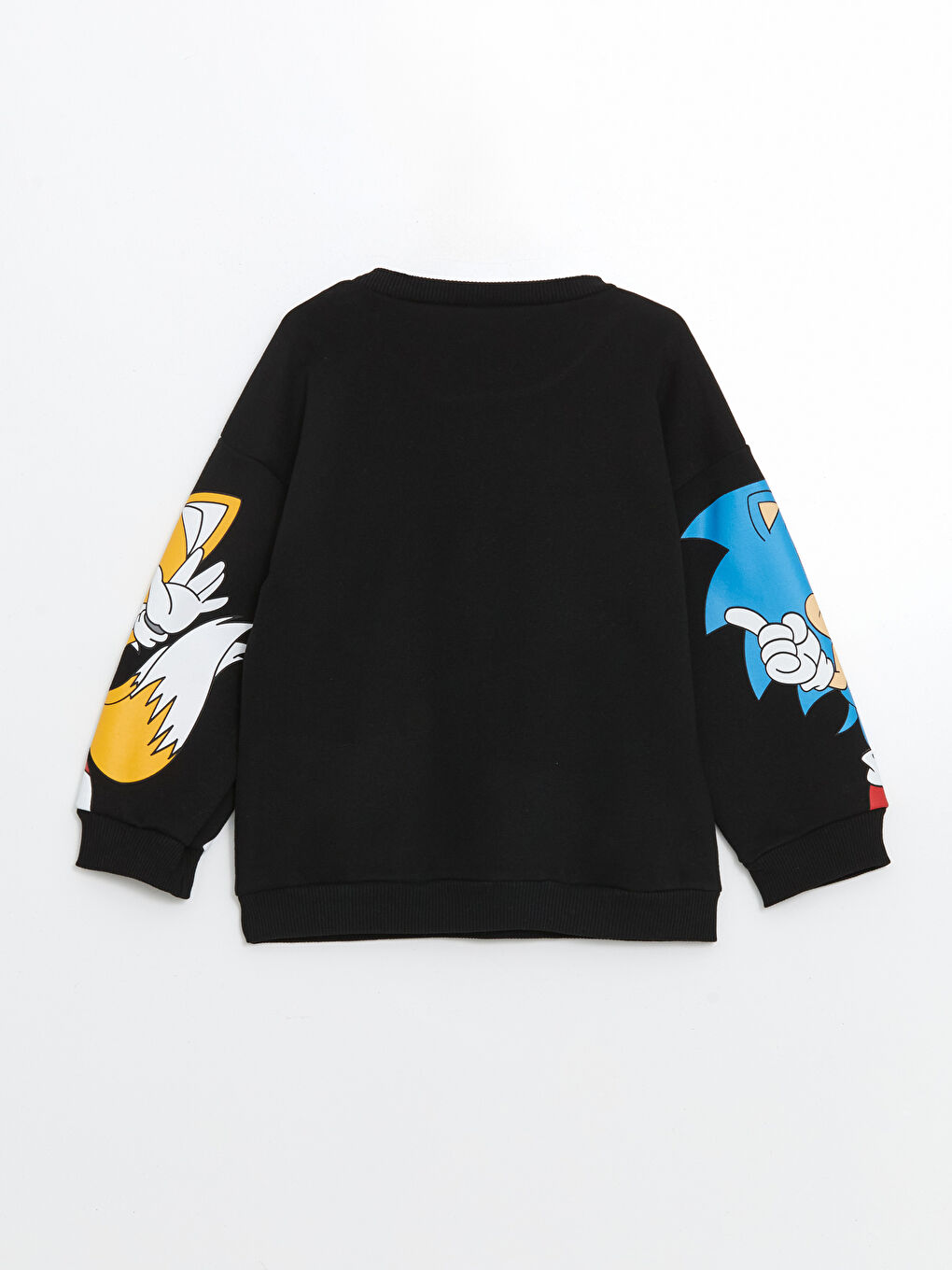 LCW Kids Siyah Sonic Baskılı Erkek Çocuk Sweatshirt ve Eşofman Alt 2'li - 2