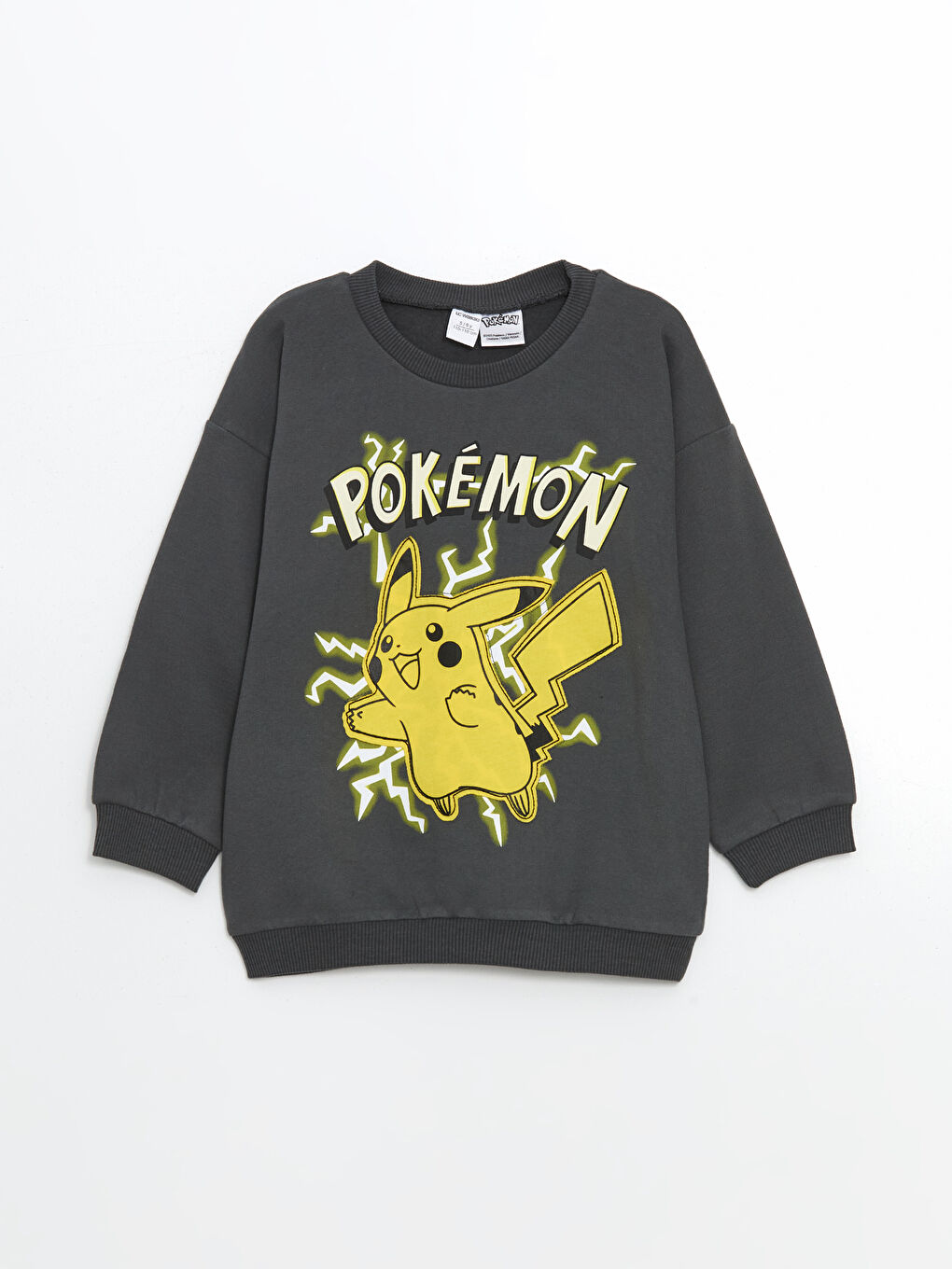 LCW Kids Pokemon Printed Thick Boys' Sweatshirt -W4FF30Z1-HKT