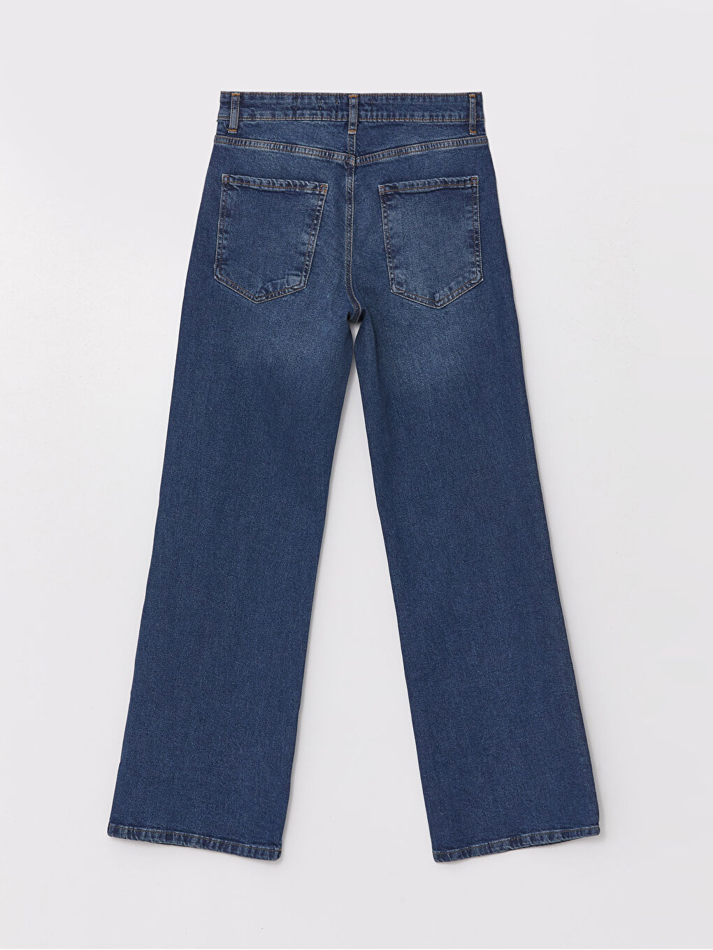 LCW Jeans Koyu Rodeo Wideleg Kadın Jean Pantolon - 5