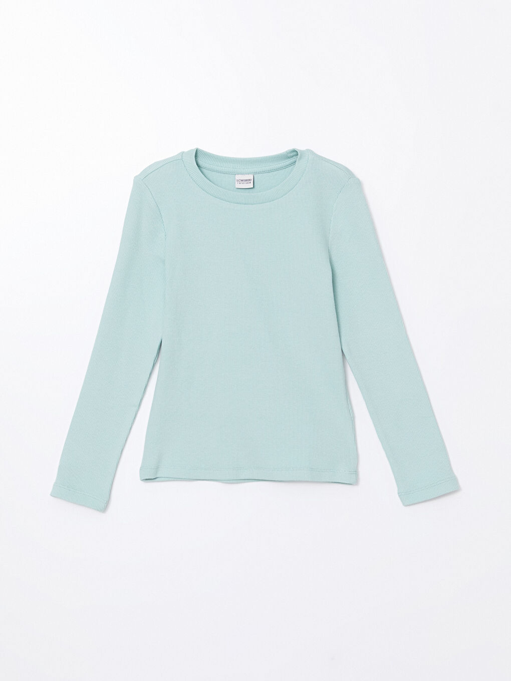 Yeşil Bisiklet Yaka Kız Çocuk Tişört