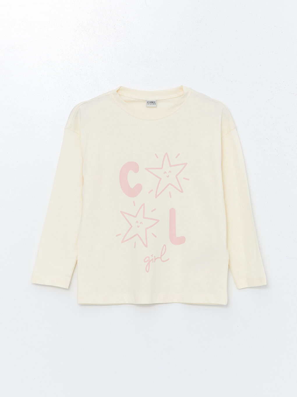 LCW Kids Rundhalsausschnitt Pyjama-Set für Mädchen -W4FF61Z4-FRC