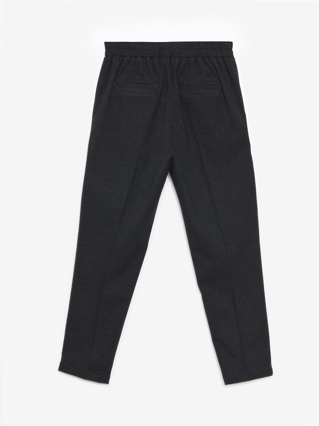Elastic Waist Carrot Fit Women's Trousers -W4FF77Z8-L8N